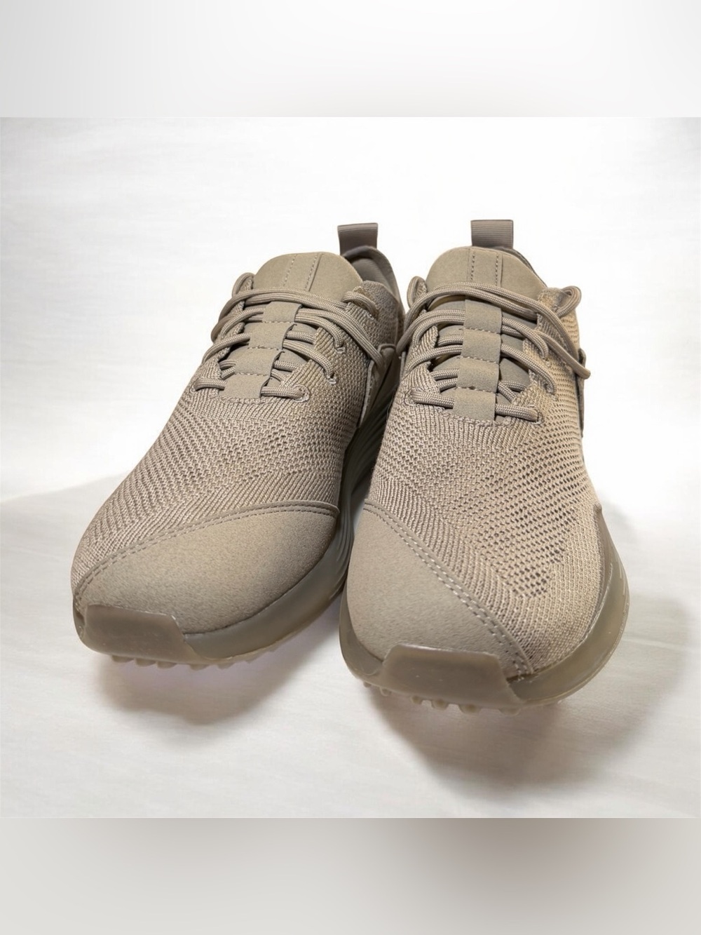 NWB Lane Eight Trainer AD 2 Women's 7 Taupe Knit Sneakers, EU 38 2/3 #AE1003